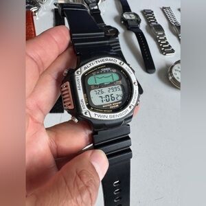 Vintage Casio ALT-6100-1V (950) Twin Sensor JAPAN M Men's Watch